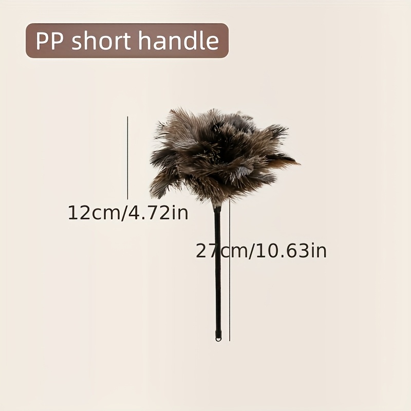 1pc/2pcs/3pcs Premium Ostrich Duster With Extendable Long Handle - Multi-functional Home, Furniture And Wall Cleaning Brush