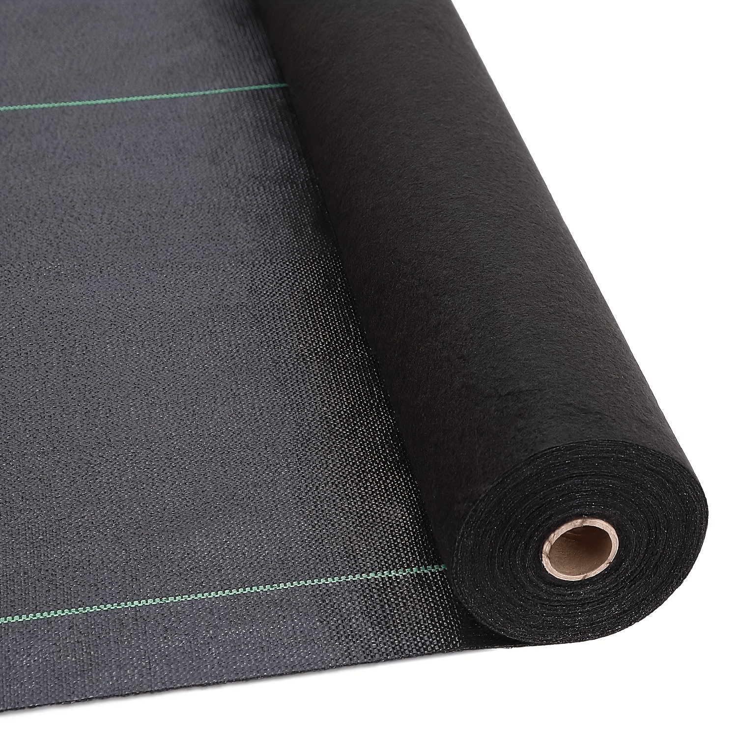 TEMU Lot de 1, Rouleau de toile de jardinage noire - très résistante, toile paysagère, barrière - pour jardin, potager et de fleurs