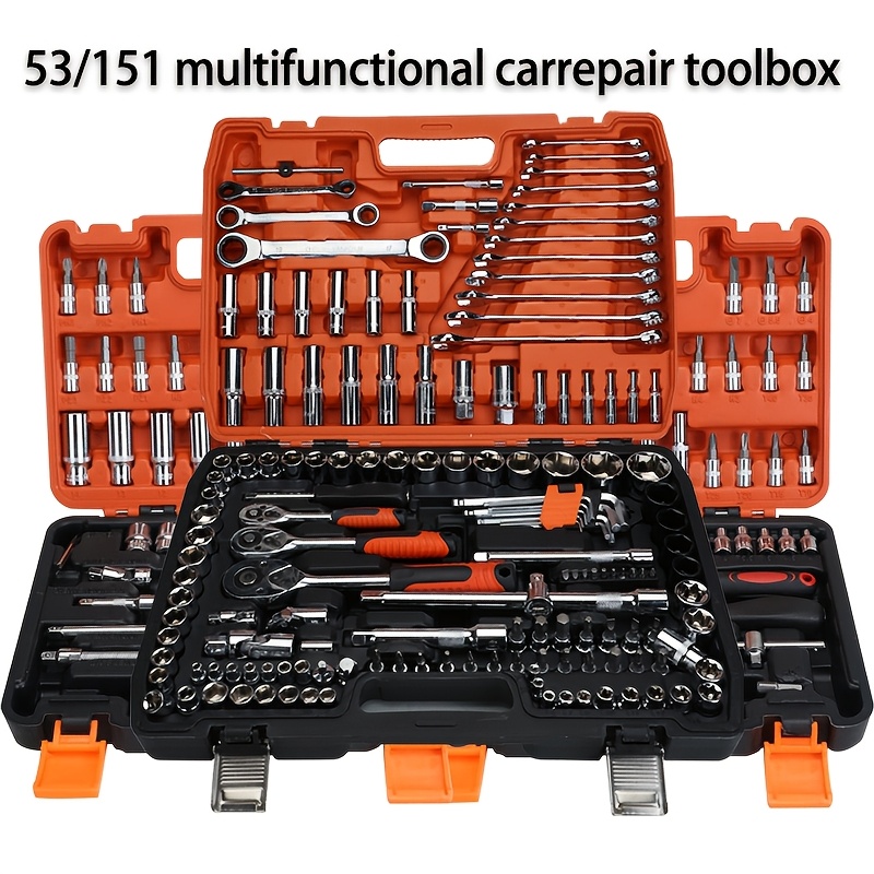 

A Set Of 53/151 Car Toolboxes: A Portable, , And -to-use Set - Suitable For Car, , , And - Including A Portable