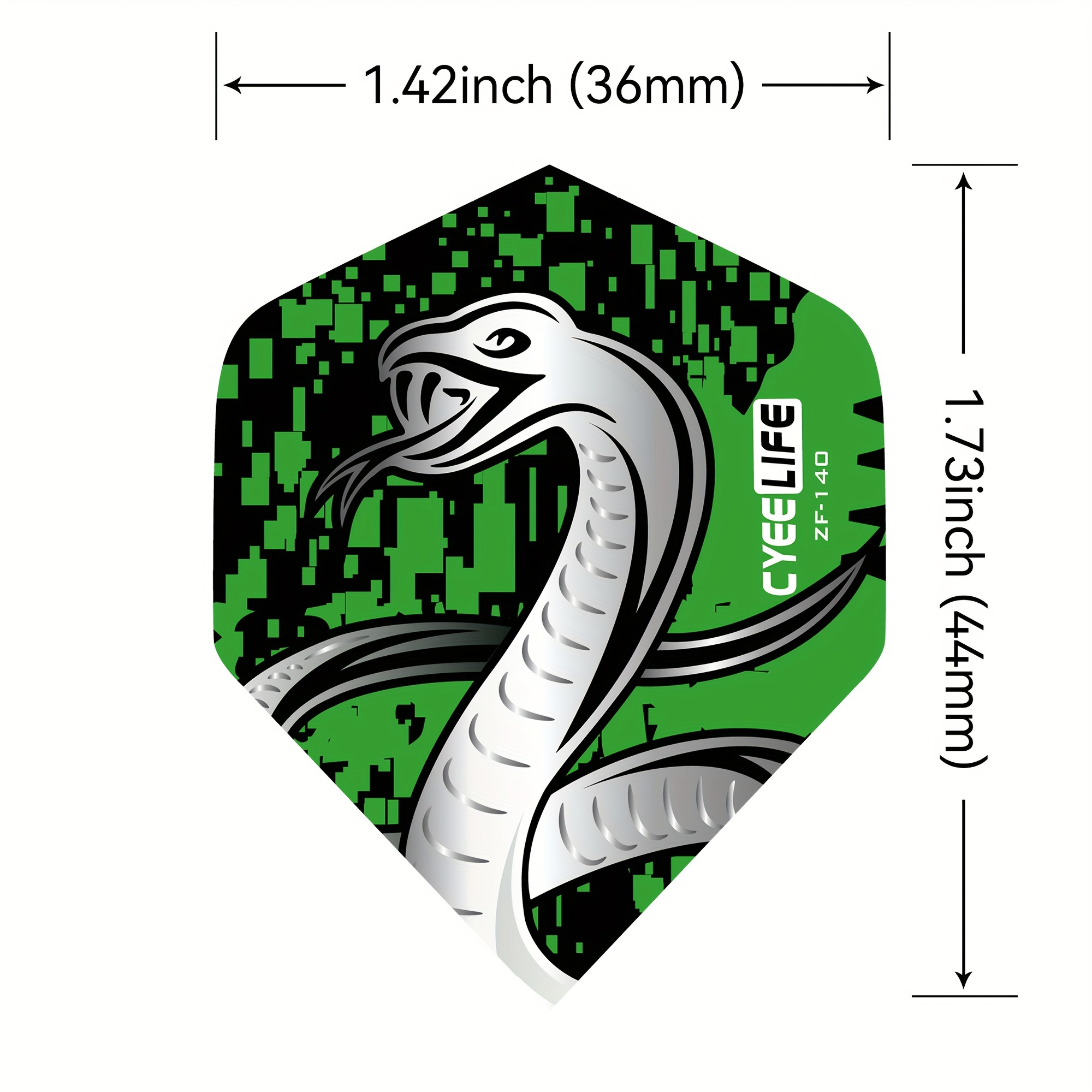 15-Pack Dart Tails Beschikbaar in 5 Kleuren