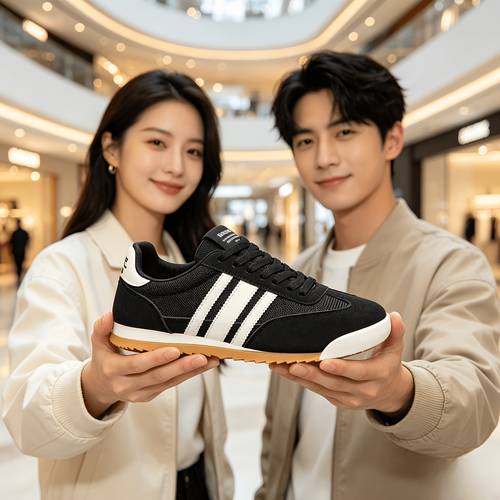 spring new arrival mens laced athletic sneakers with color block striped design offering breathable and cool suitable for daily outdoor activities travel camping and fitness gear