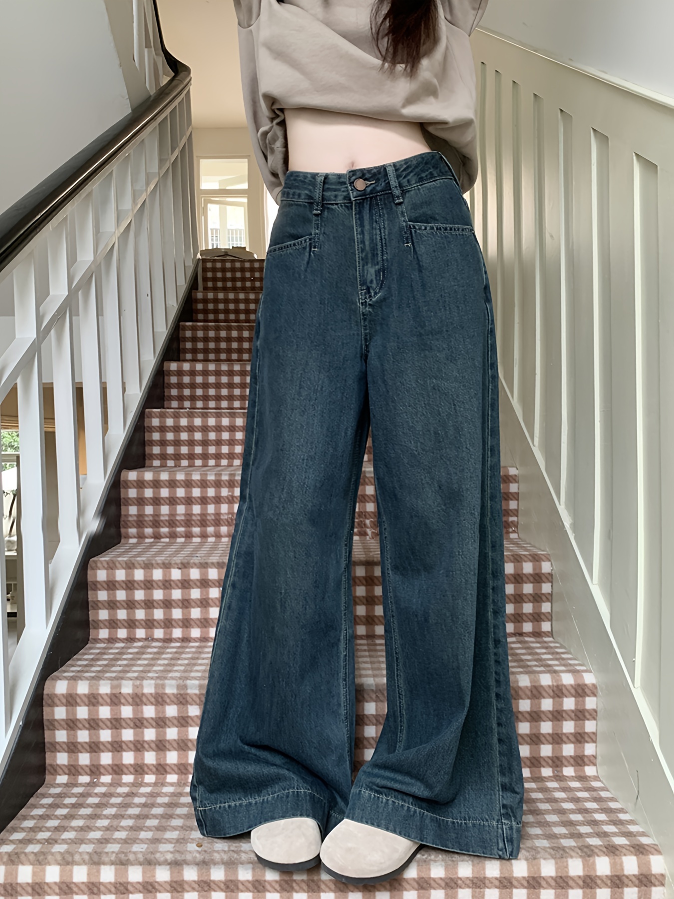 Waist Jeans Womens Winter Jeans Women's Winter Jeans, Korean High