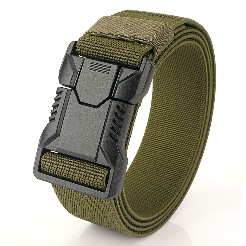 Men'S Multipurpose Belt with Quick Release Buckle Durable PP Material