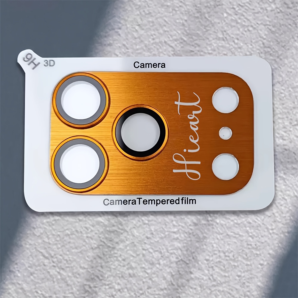 TEMU Custom Engraved Letters And Name Wire Drawing Mobile Phone Lens Protective Pad Case For Iphone 17 Pro And 17 Pro Max, Designed To Prevent