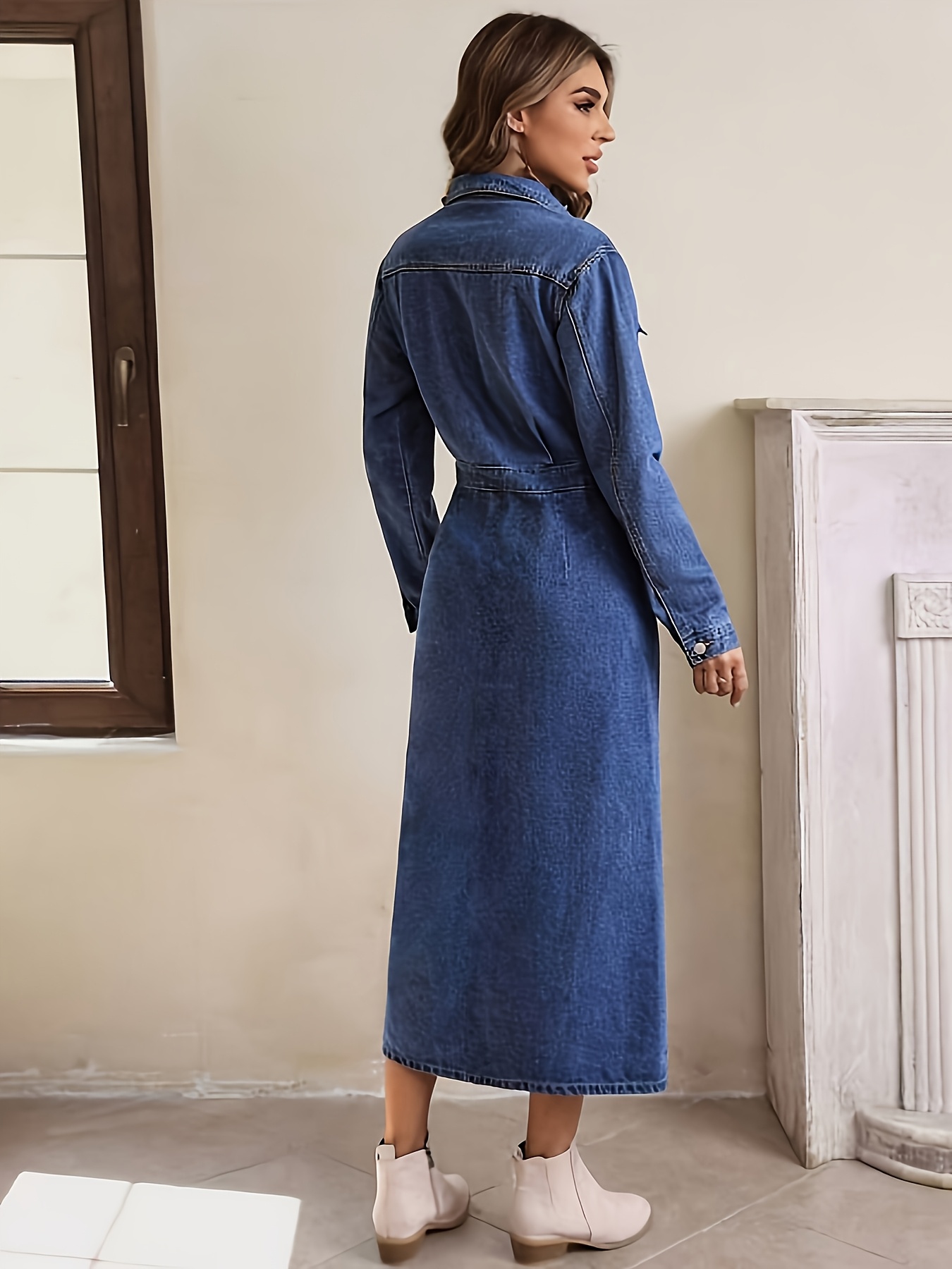 ladies denim maxi dress Caitlyn (FINAL SALE) casual look Maxi Denim Dresses | Shop