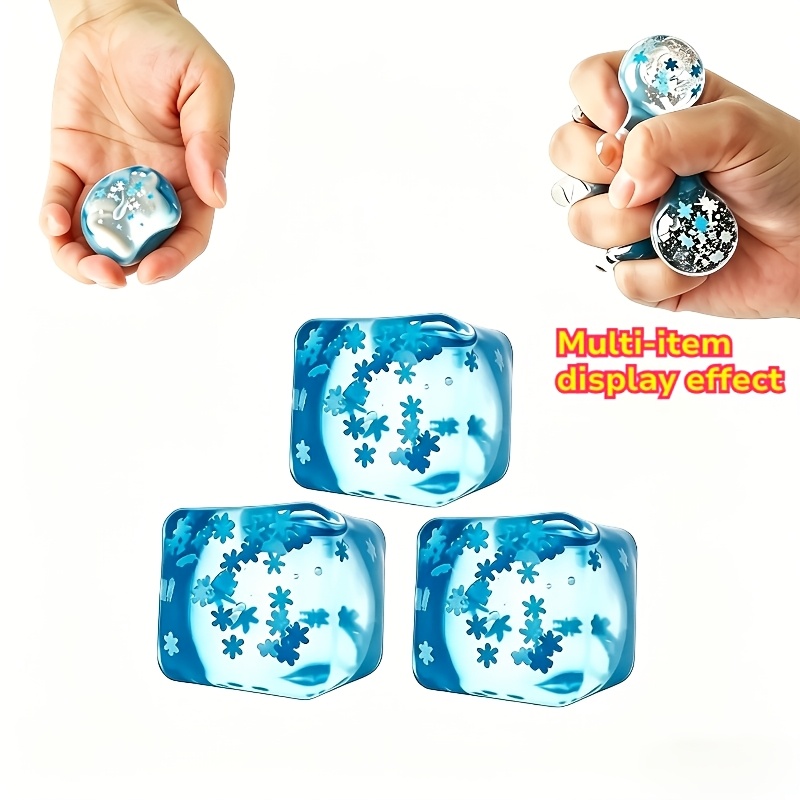 hefengcl slow bounce     squishing slow rebound sensory fidget toy suitable for christmas party favors classroom rewards birthday gifts   cube shaped tpr