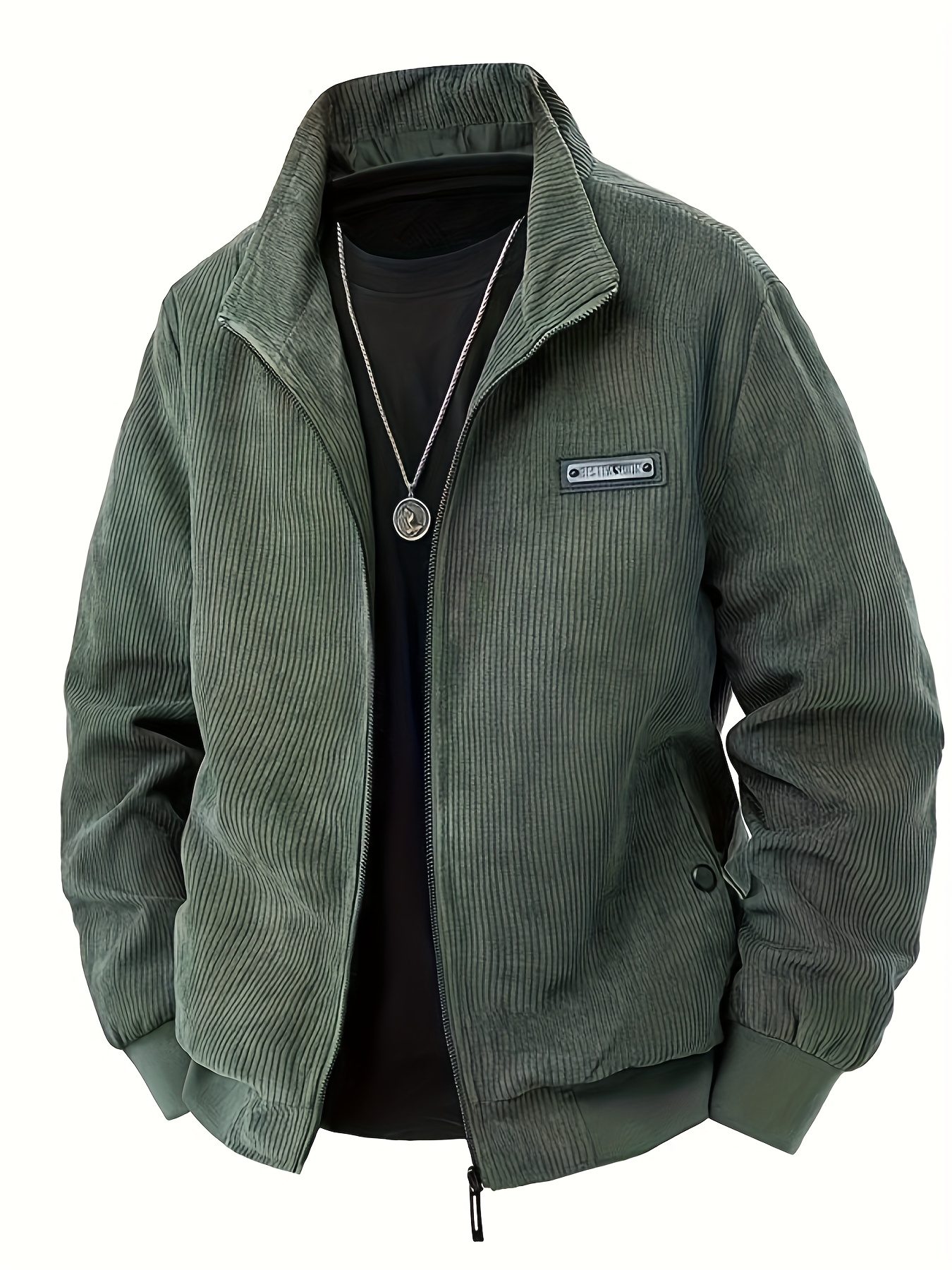 corduroy jacket men sold on Temu United States