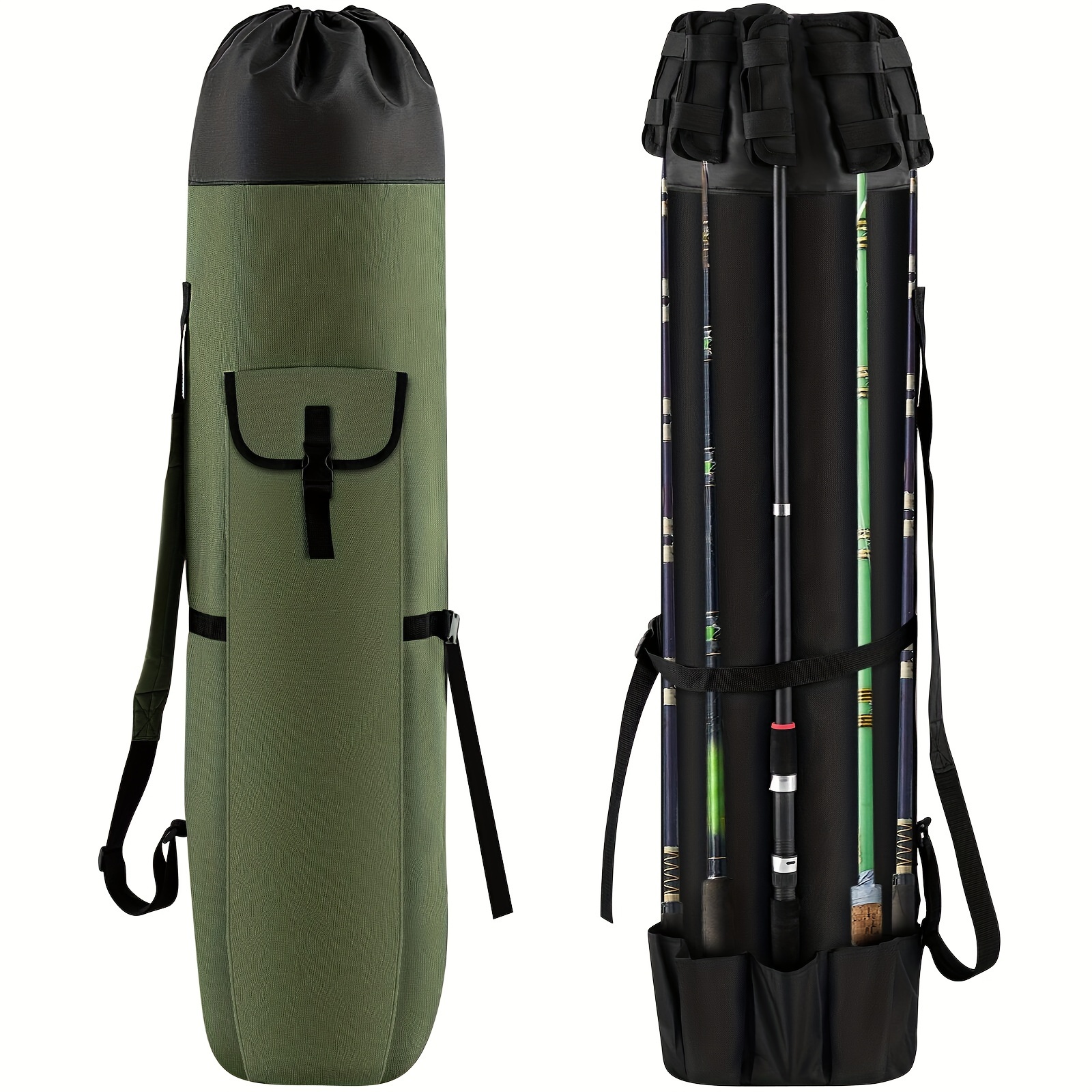 2pcs fishing rod bag high quality oxford fabric fishing pole - Temu Canada
