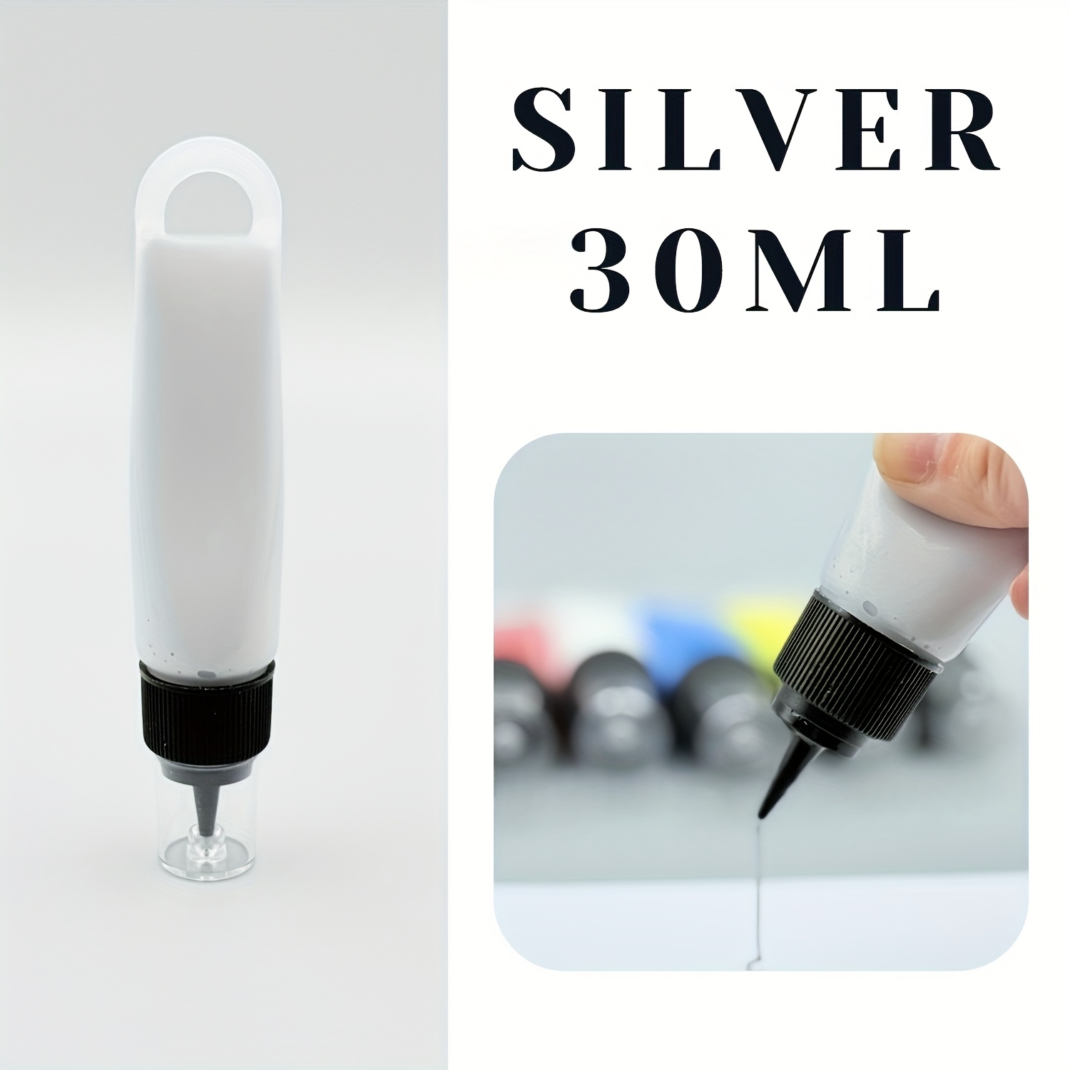 TEMU 1 Piece Of 3d Modeling Paste In 14 Colors, Each 30ml, Ideal For Canvas Art, Projects, And Mixed Media. This Quick-drying Sculpting Cream Comes