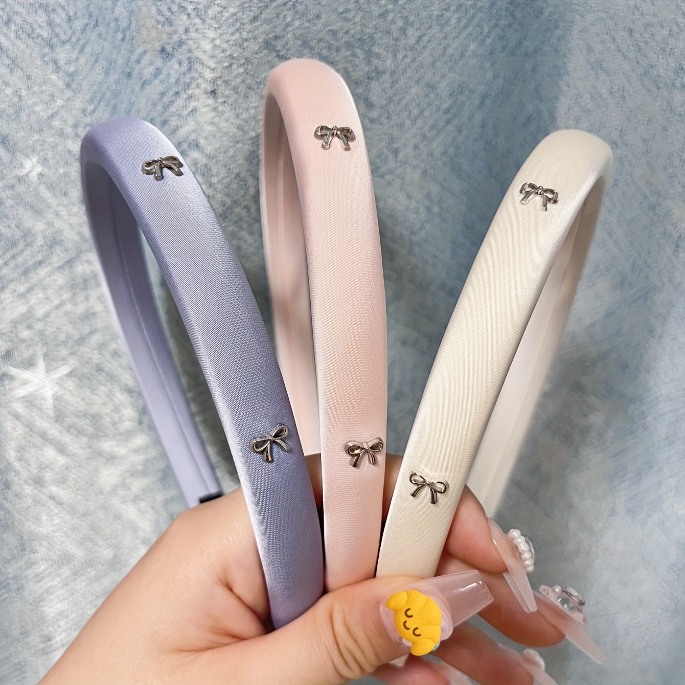 TEMU Set da 3 pezzi: Fascia da donna con , fascia rosa antiscivolo, accessori da donna