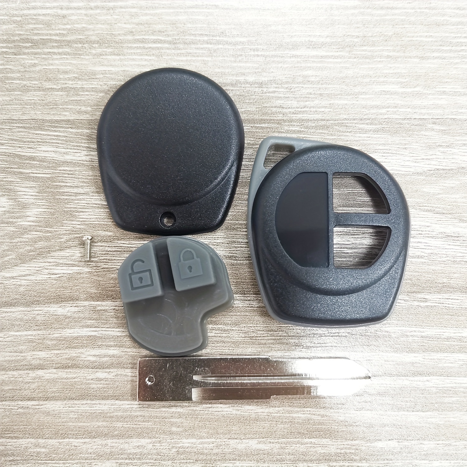 2 Buttons Remote Key Shell Case Fob Smart Keyless Entry Key Shell For Swift Ignis Sx4