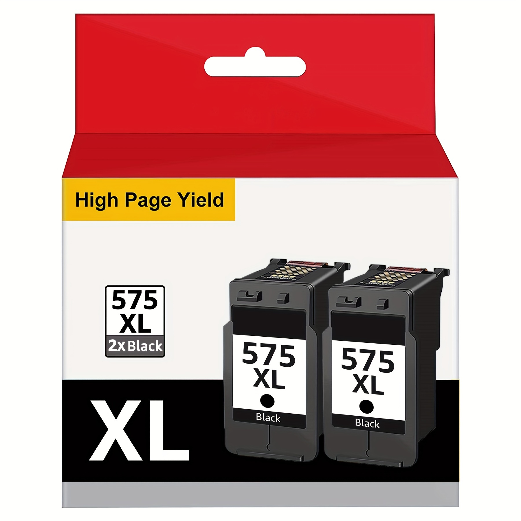 Image of Printer Cartridges 575 Xl 576 Xl Ink Cartridges Compatible With 575 576 Printer Cartridges Black And Colour For Ts3550i Tr4750i Tr4751i Ts3551i Black 2pack
