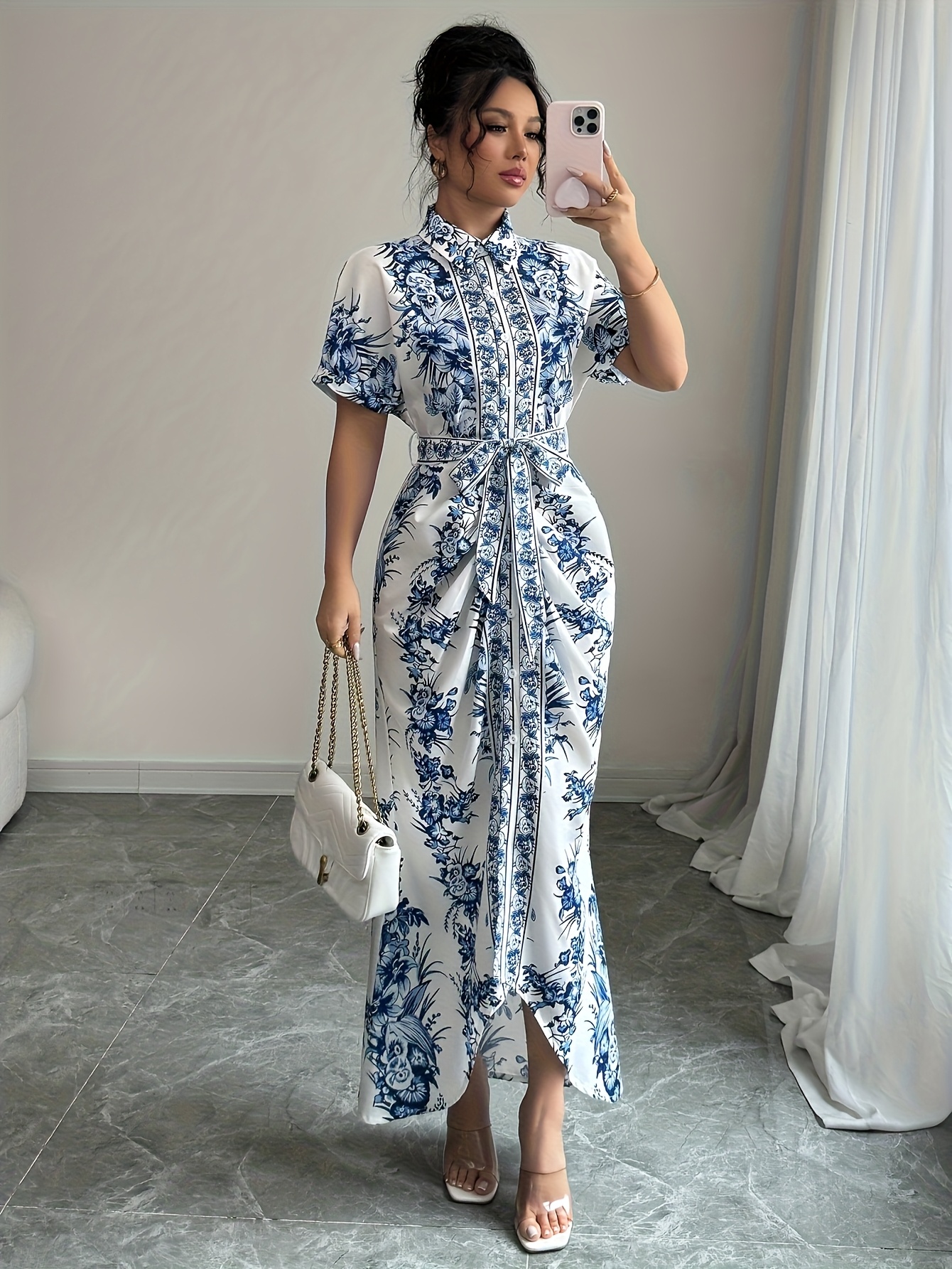 sachin and babi light blue dress Wrap Dresses  ModCloth