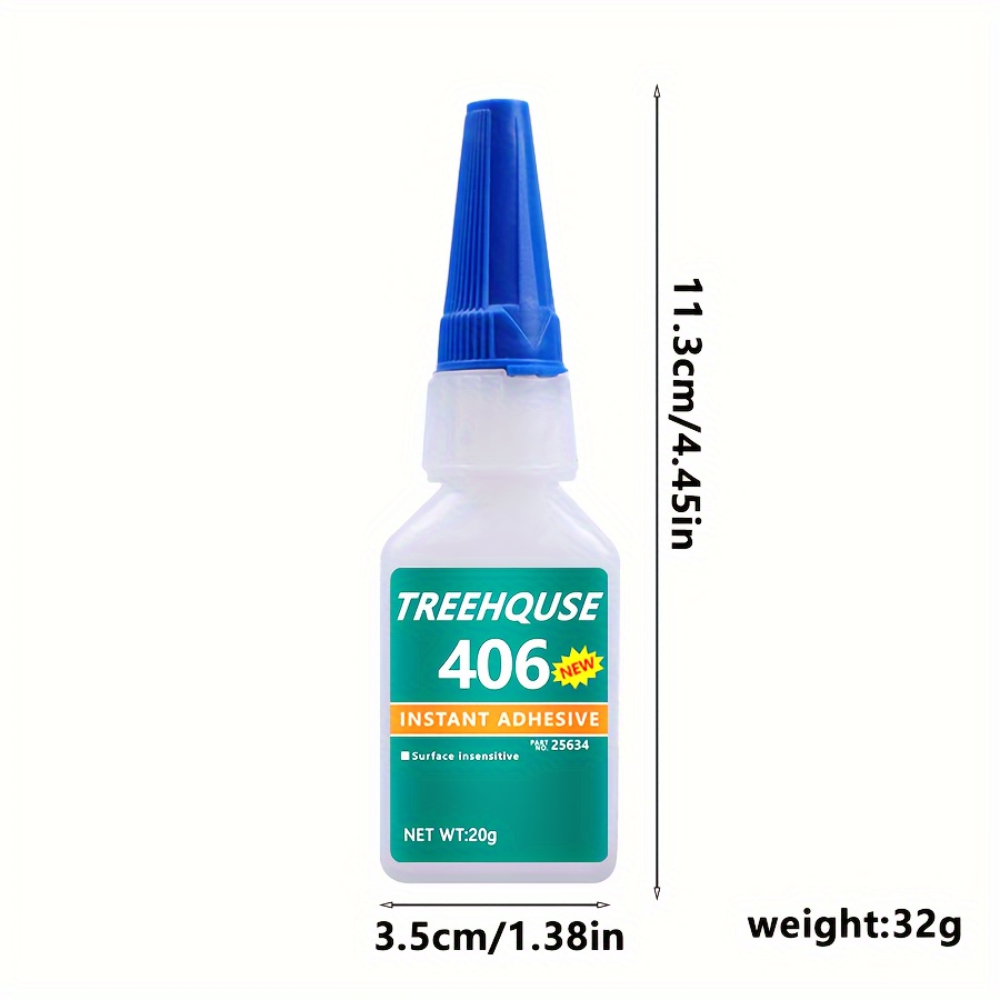 Treehquse 406/460 Instant Adhesive Cyanoacrylate Glue, Waterproof