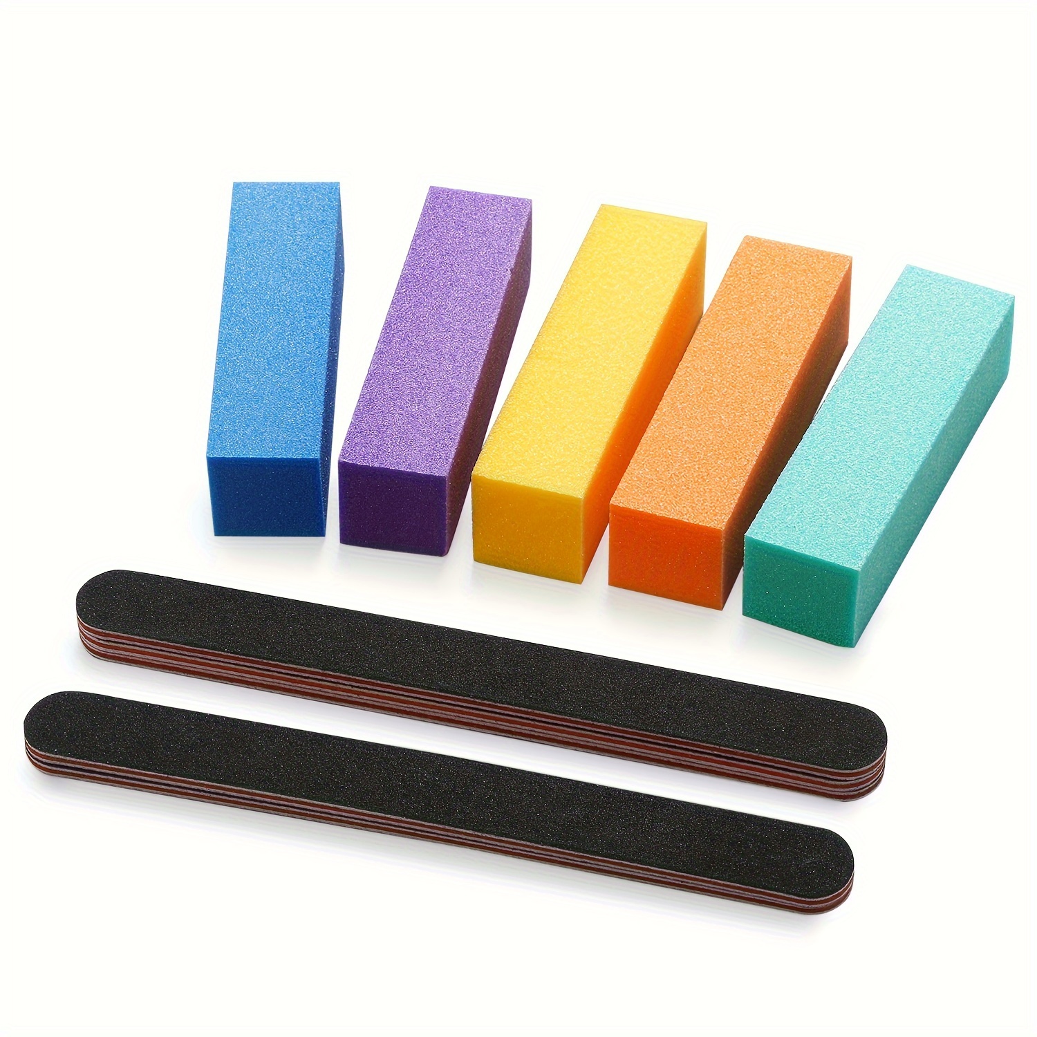 

Flongo 5pcs Art Sandpaper Buffing File Polish Boards 5pcs