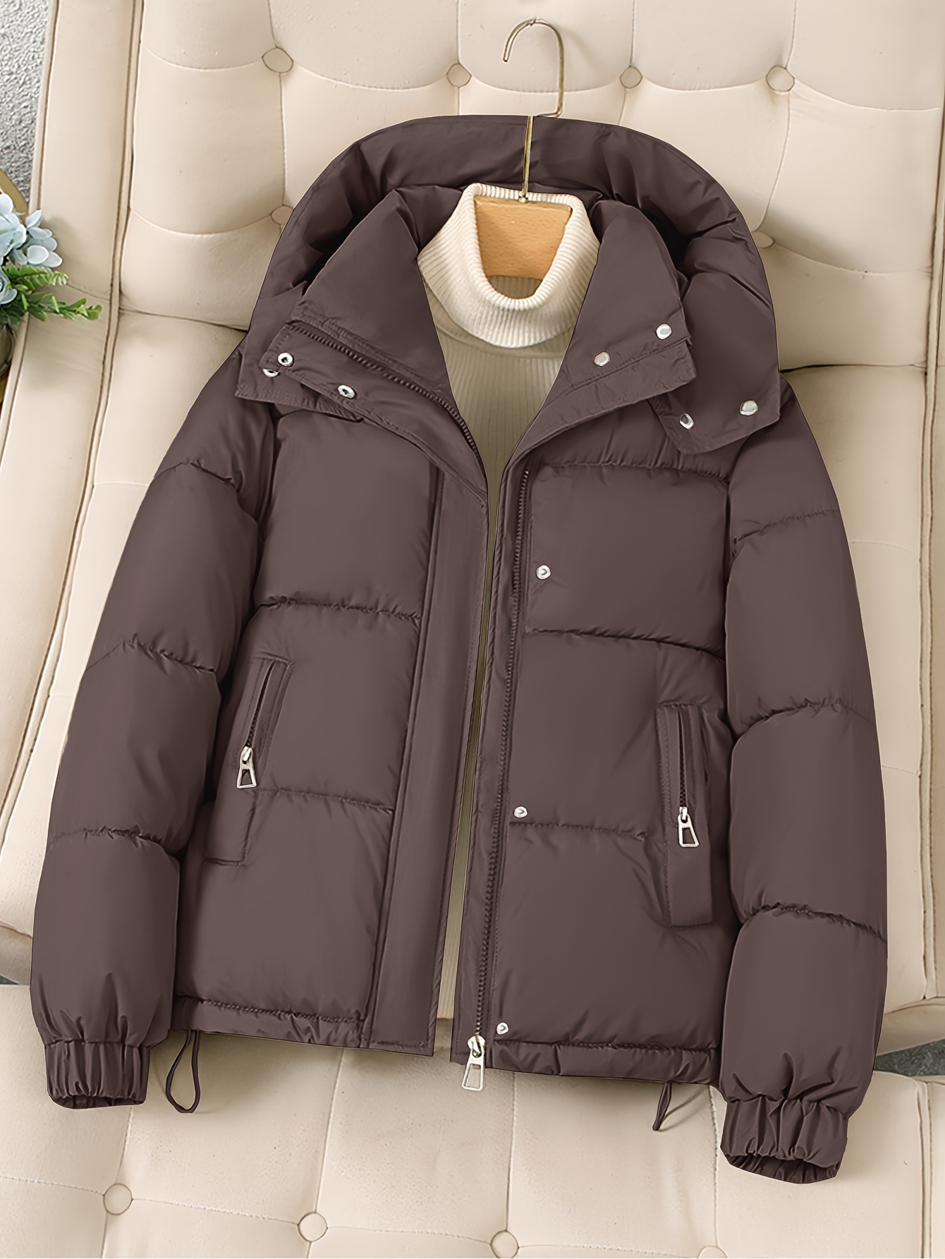 womens short jacket a stylish comfortable hooded coat autumn