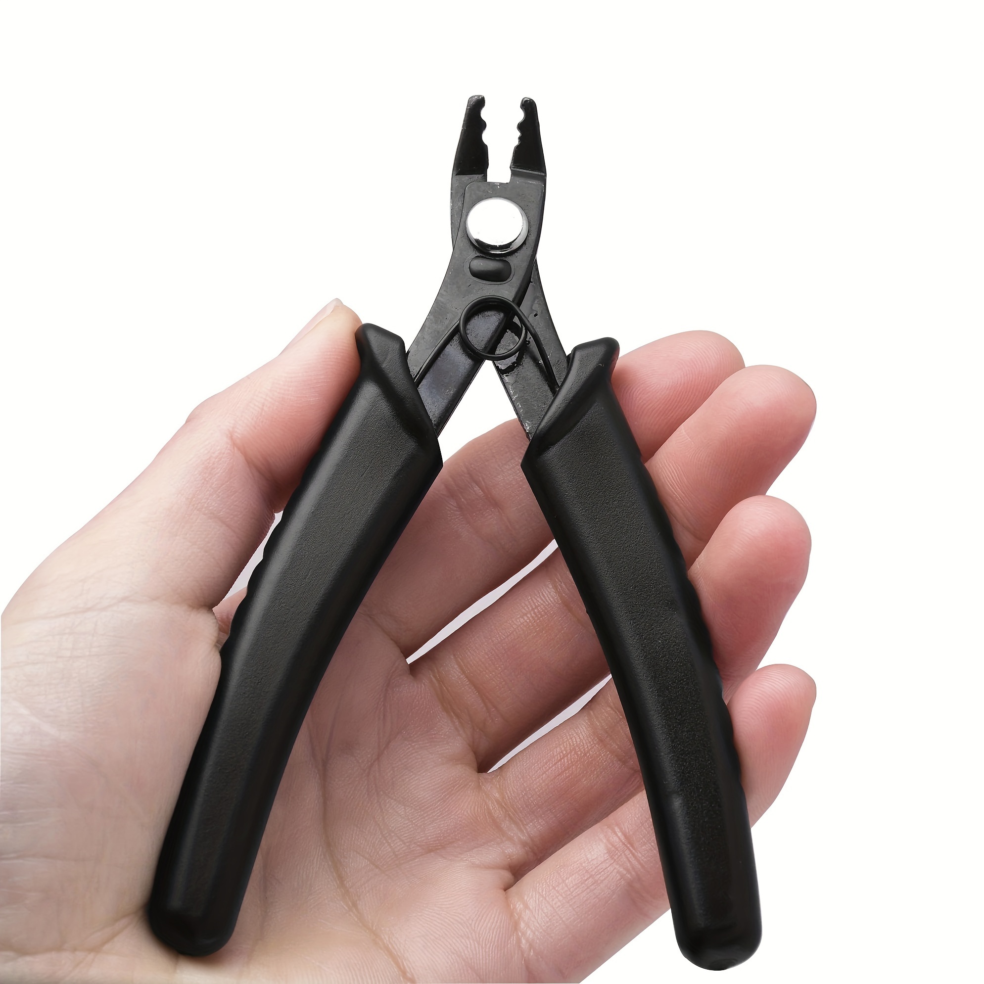 

Professional Jewelry Making Pliers With Pvc Handles - Crafting And Securing Beads (0.3-0.5mm)