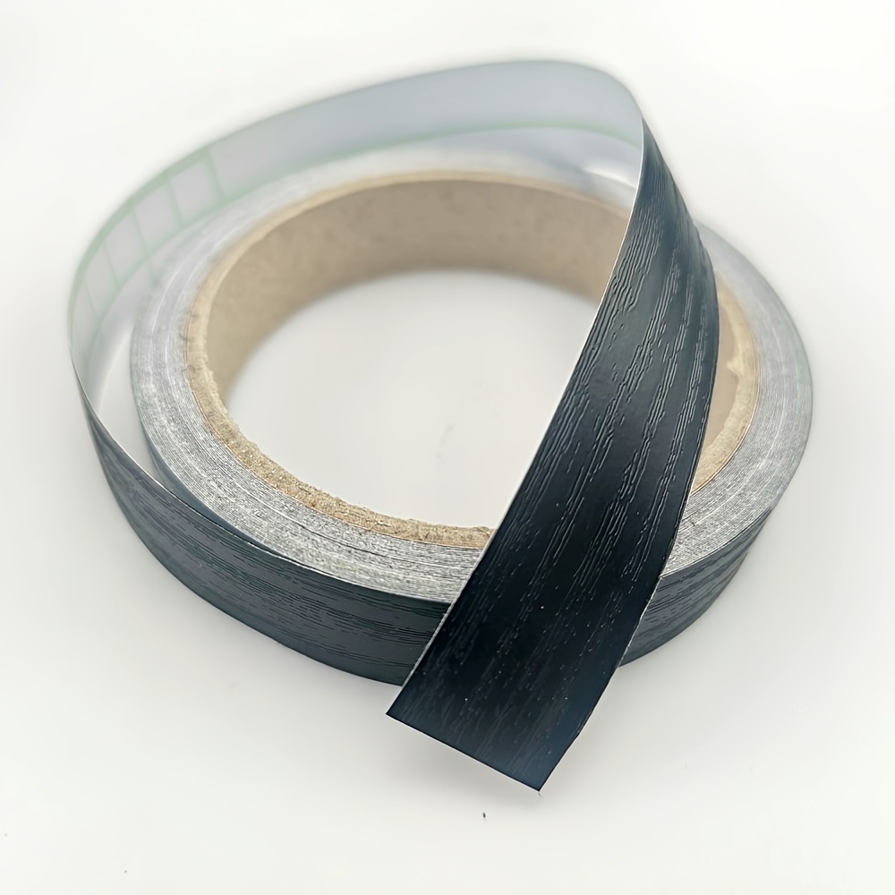 TEMU 1 Roll Self-adhesive Pvc Wood Grain Tape - Wood Veneer For Cabinets, Floors Compatible For Furniture Edging, Wall Repair, - Realistic Wood Grain