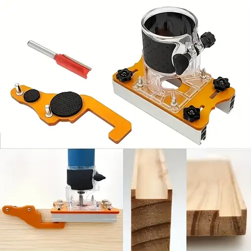 Fastening A Wood Router Domino Router Jig 1Pc Wood Router Slotting Locator Tool With Limit, 2 ...