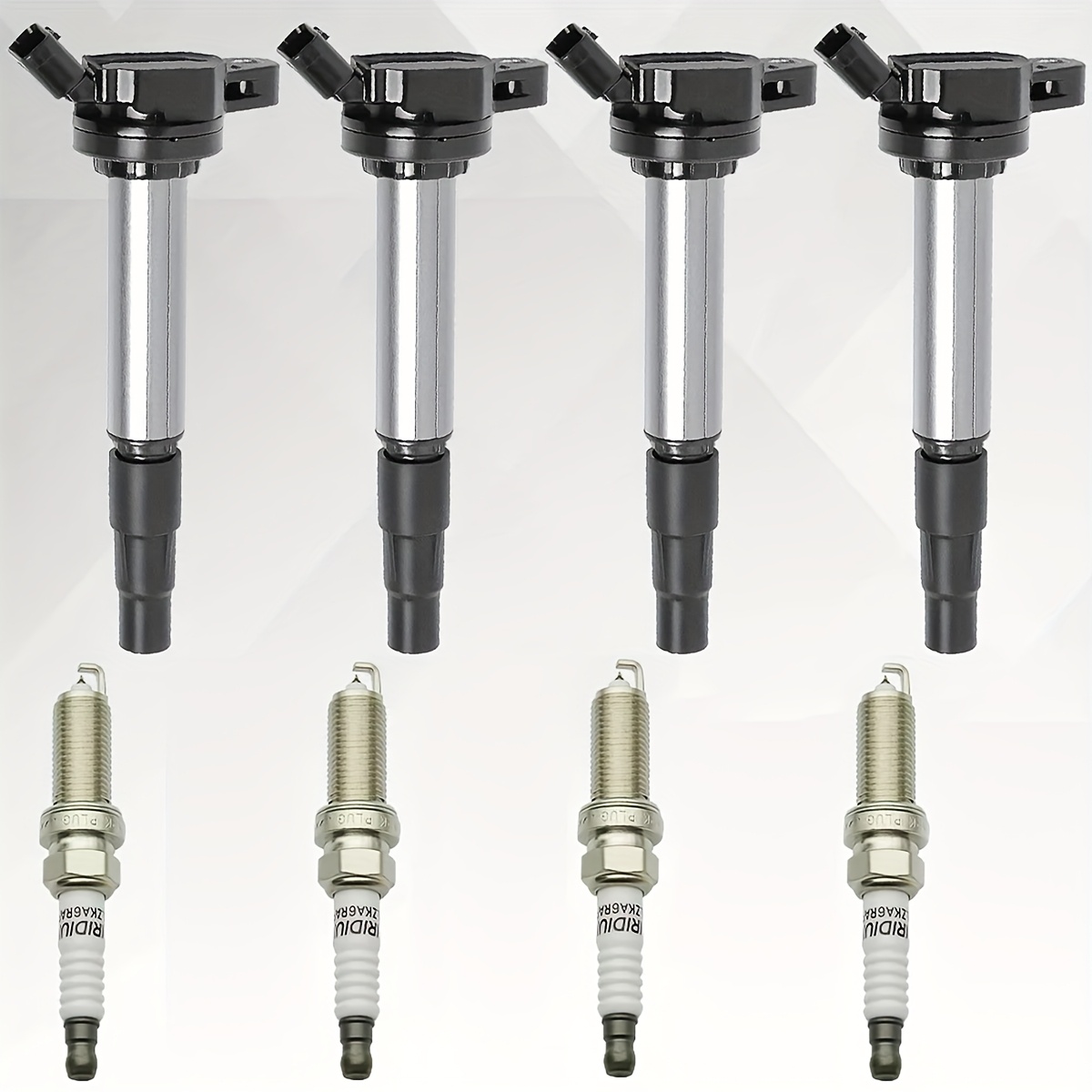 TEMU Ignition Coil Pack Set Of 4 For Corolla For For Prius For Im For Xd For For & More Replaces# Uf-596, Uf-619, 90919-02252, 90919-02258
