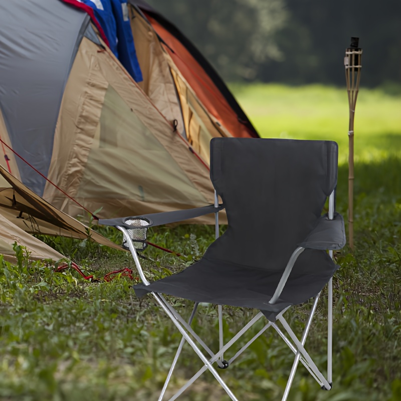 

Compact Collapsible Chair For Adults With Drink Holder