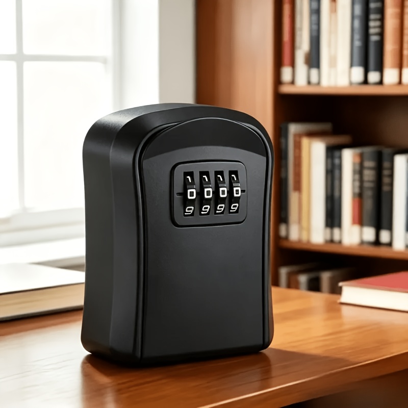 Image of 1pc, Safe Flip- Lock Box, , New Year Gift, Metal And Plastic Combination Code Lock | Key Cabinet, Valentine's Day Gift, Good Luck, , Wealth Rolling In