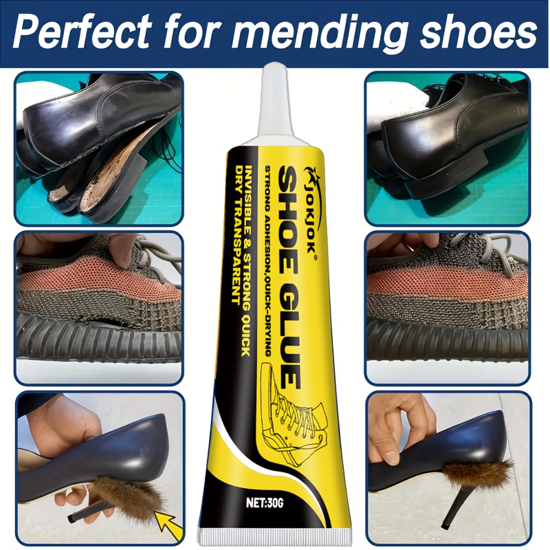 Adhesivo Universal para Reparación de Zapatos - Pegamento para Reparación de Zapatos – Adhesivo para Reparación de Suelas, Adherencia Fuerte para Zapatos, Zapatillas Deportivas, Botas y Todo Tipo de Calzado