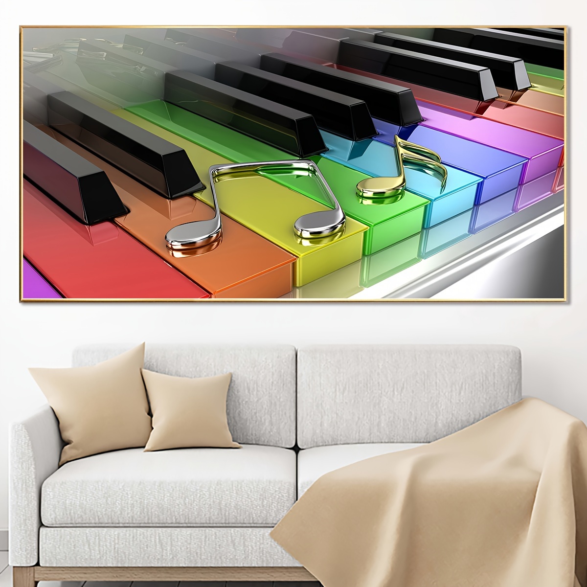 Unframed Music Theme Canvas PrintUnframed Music Theme Canvas Print  