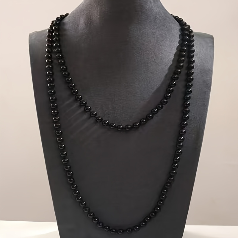 TEMU A Stylish And Elegant Women's Bohemian Double-layered Long Sweater Chain