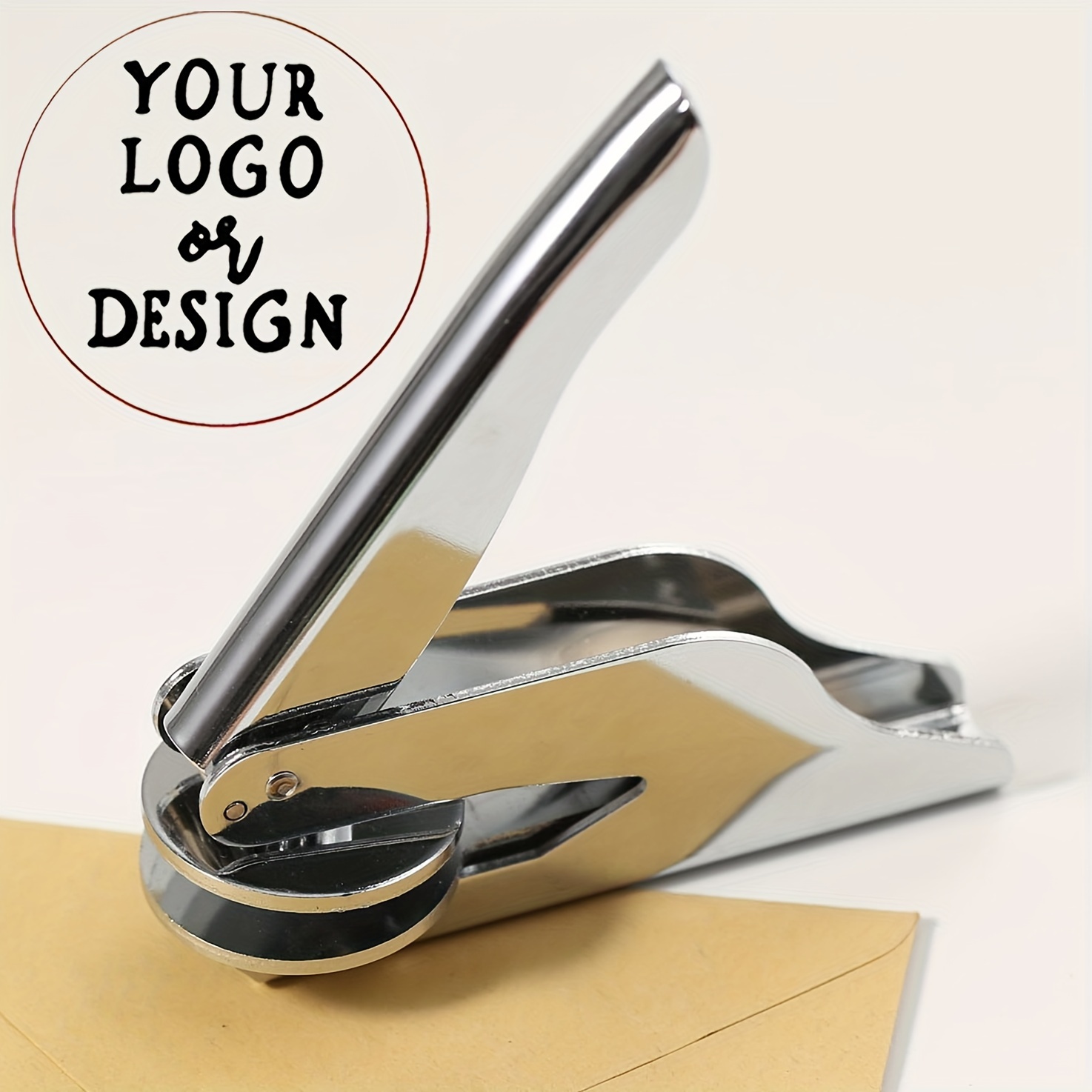 

Custom Logo Embossing Machine To Print Your Own Design Of The Stamp Personalized