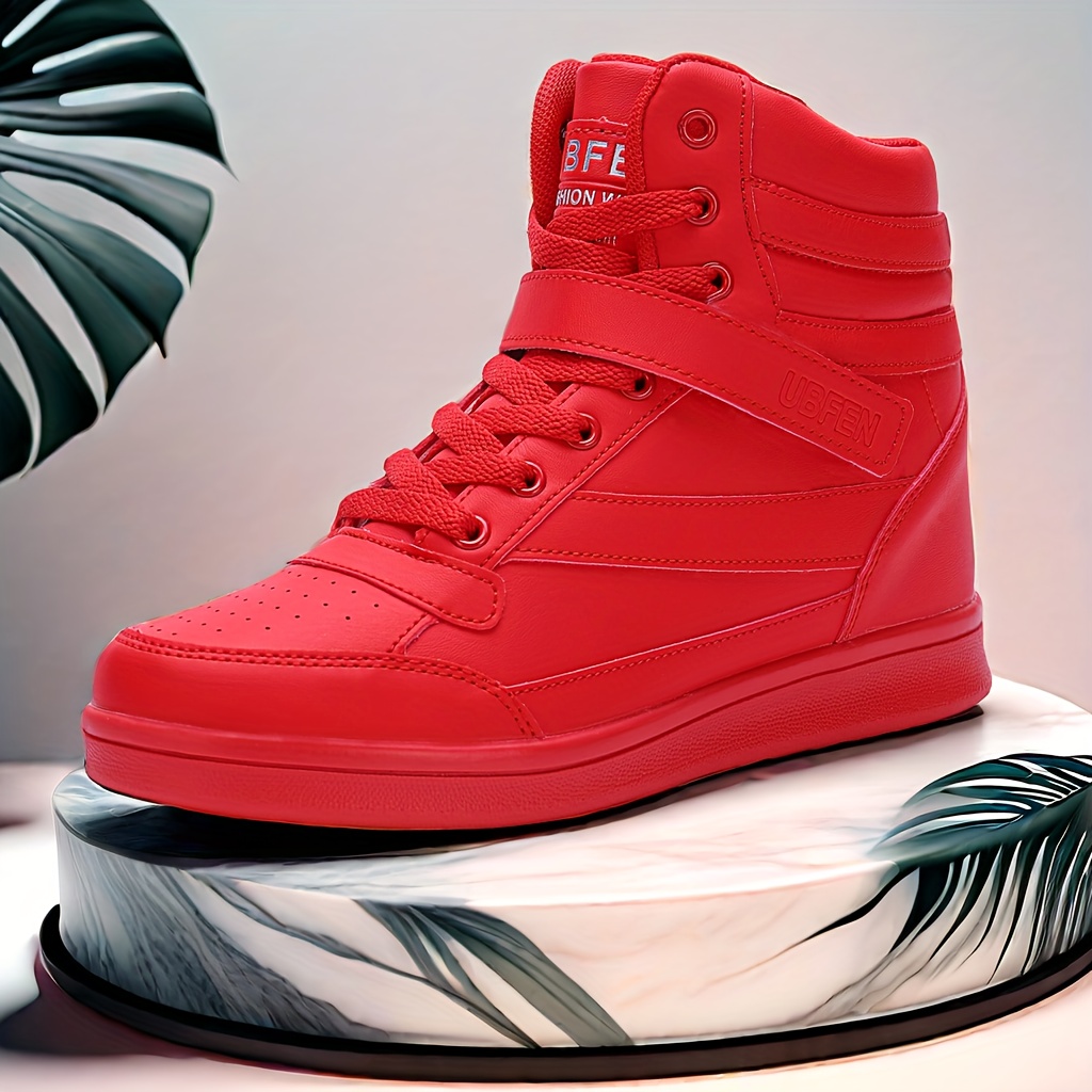 Womens red high top tennis shoes hotsell