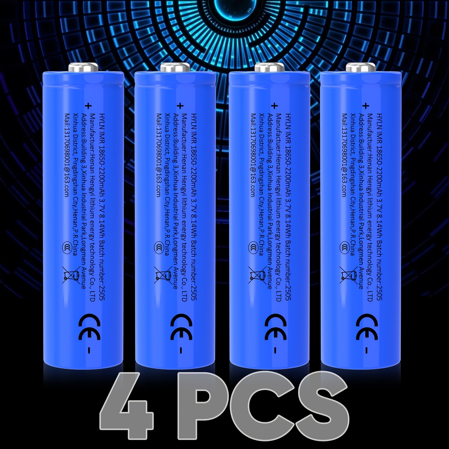 2/4/6/8/10pcs 18650 Battery Rechargeable Battery 3.7v Battery, Suitable For Headlights, Streamers, Small Fans, Lights, Flashlights, Clocks, Etc. Not Aa/aaa