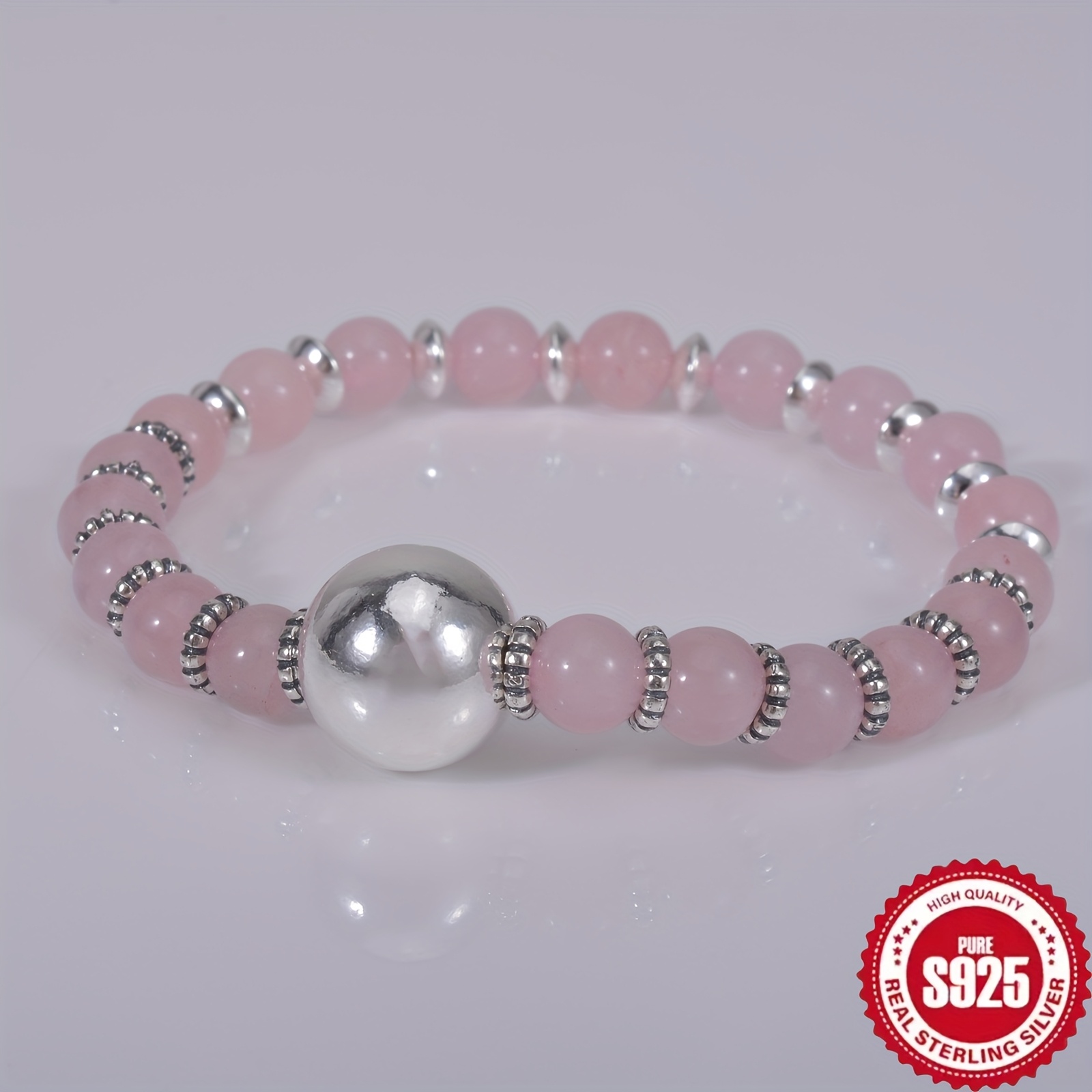 50pcs S925 Sterling Silver Spacer Beads for Jewellery Making