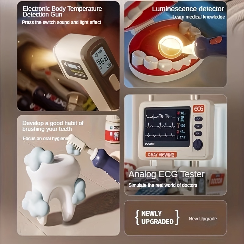 Tandarts, kleine dokter, verpleegsterkar