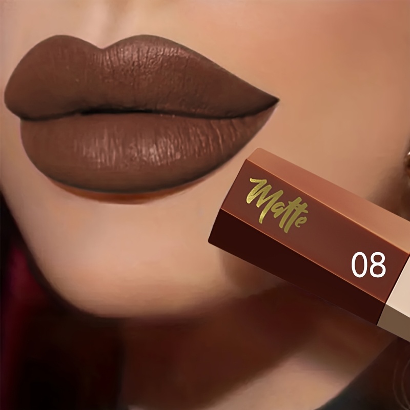 Pudaier Waterproof Matte Velvet Lip Gloss Long-Lasting Nude Shades in 13 Colors