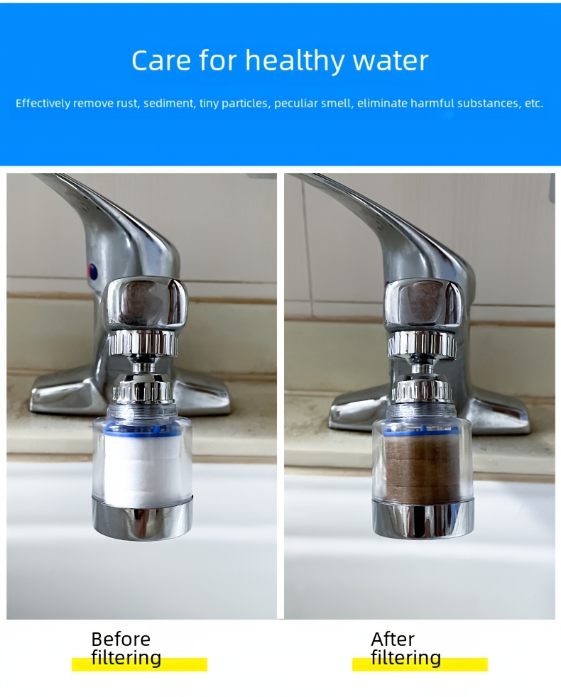 faucet extender with tap water filter bubbler shower head splash guard no power needed details 2