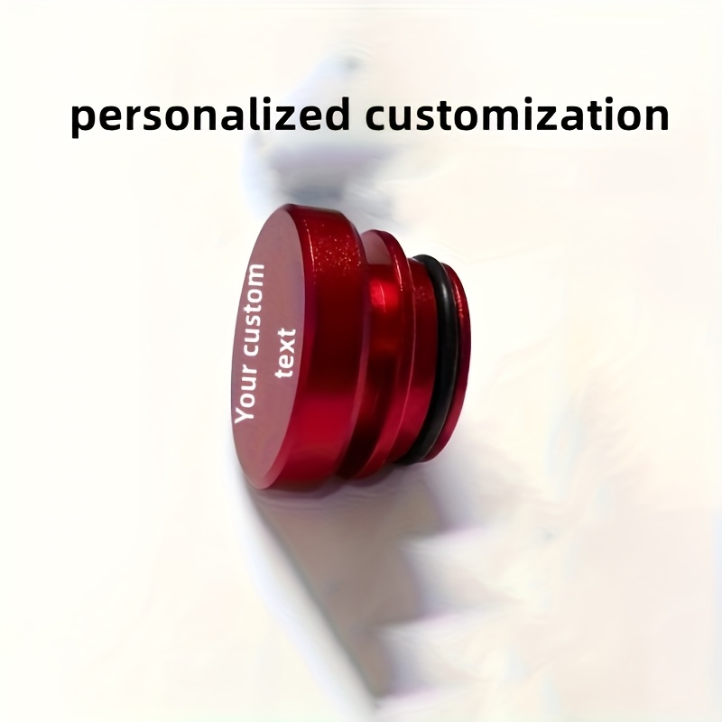 TEMU Custom Personalized Car Plug Cover - Aluminum Alloy Material Waterproof And Dustproof Car Power Socket Cover, Universal Car Car Plug Plug Cover,