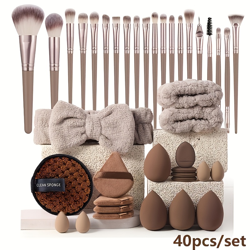 

Makeup Brush Powder Puff Set