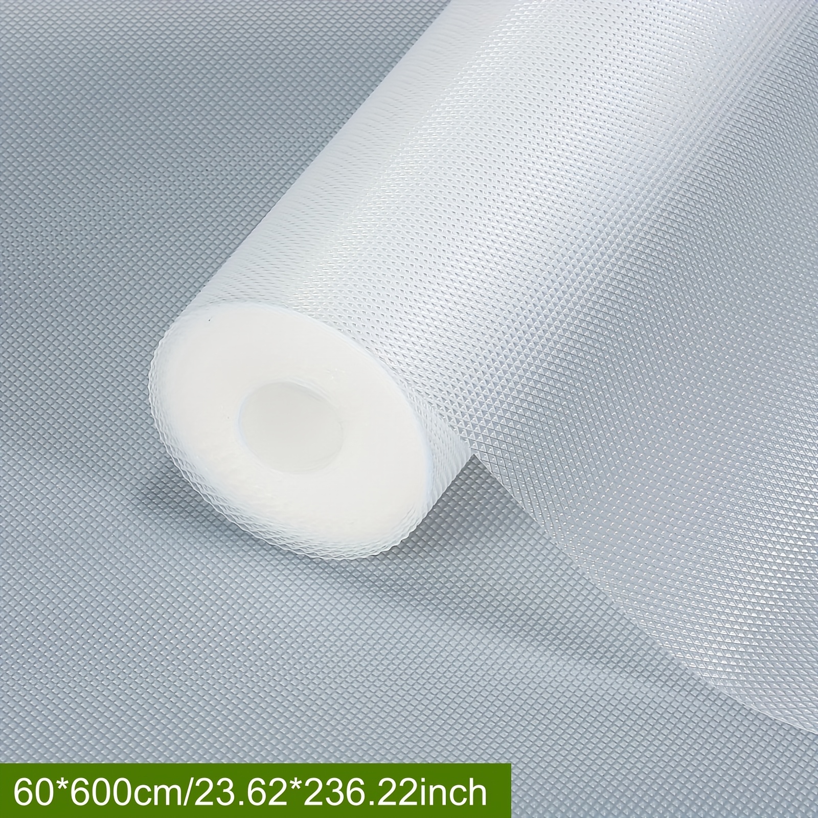 TEMU 1 Roll, Ultra-long Kitchen Cabinet Liner, Waterproof Refrigerator Liner - Moisture-proof, Non-slip, Washable And Reusable, Eva Material,