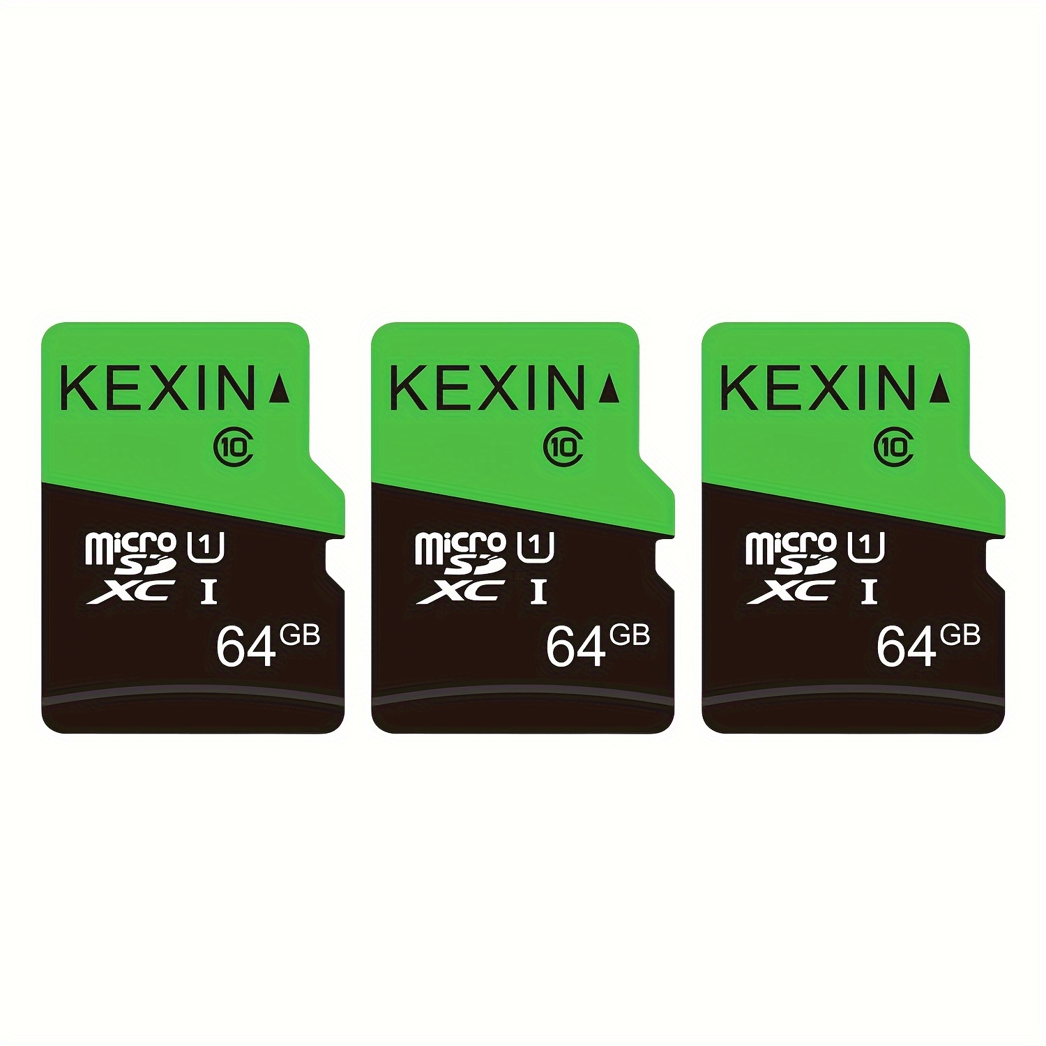 Image of Kexin 3-pack Memory Sd Cards In 8gb To 128gb, Including An Sd Adapter. Class 10 Uhs-i U1 Tf Cards Are Suitable For Use In Tablet Pcs, Smartphones, Car , Cameras, And Surveillance Monitors