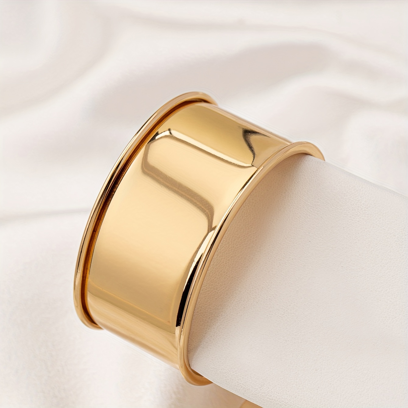 1pc Fashion Women's Wide Face Open Adjustable Bangle