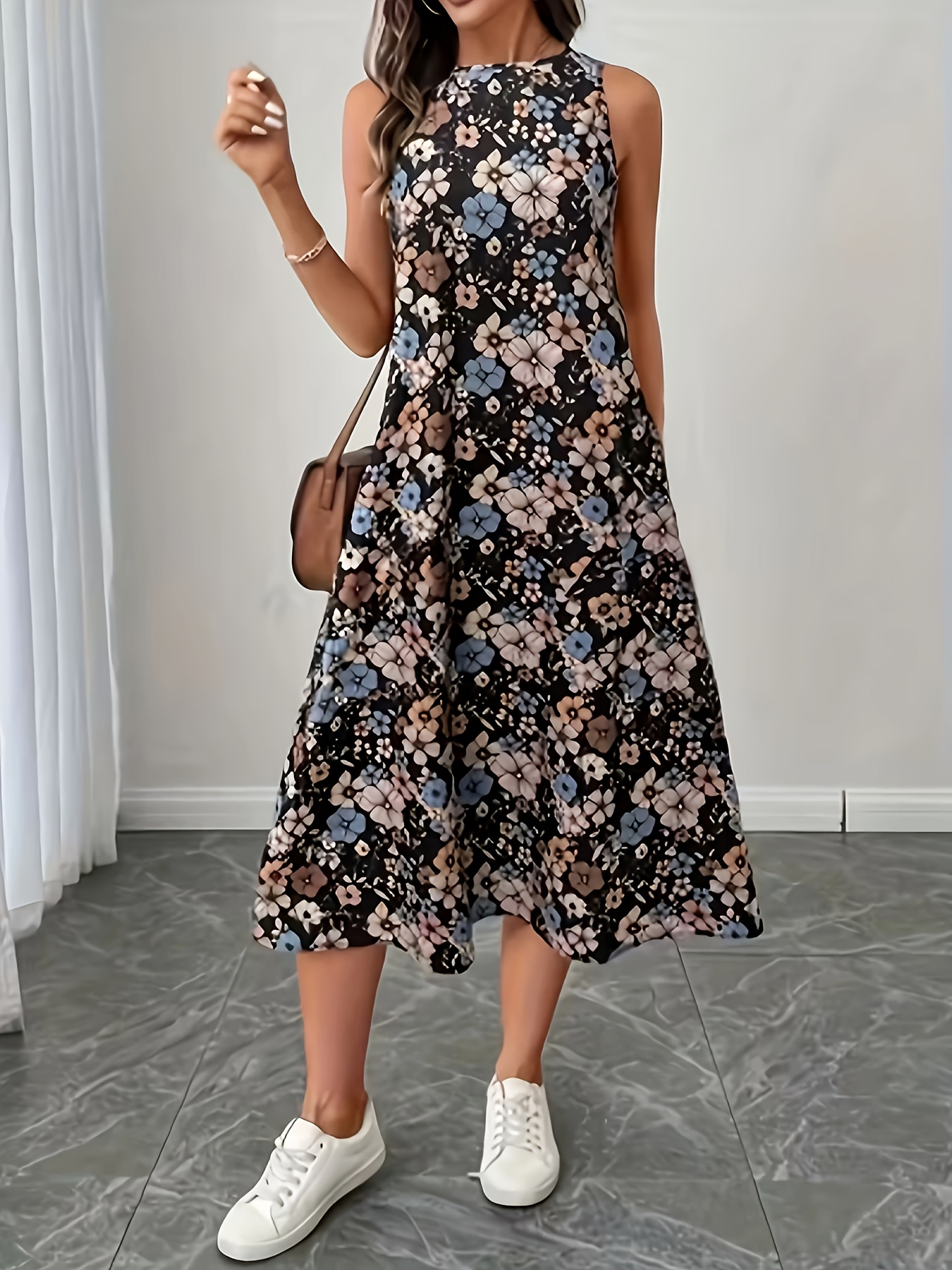 sachin and babi light blue dress Modest Casual Dresses main image 1