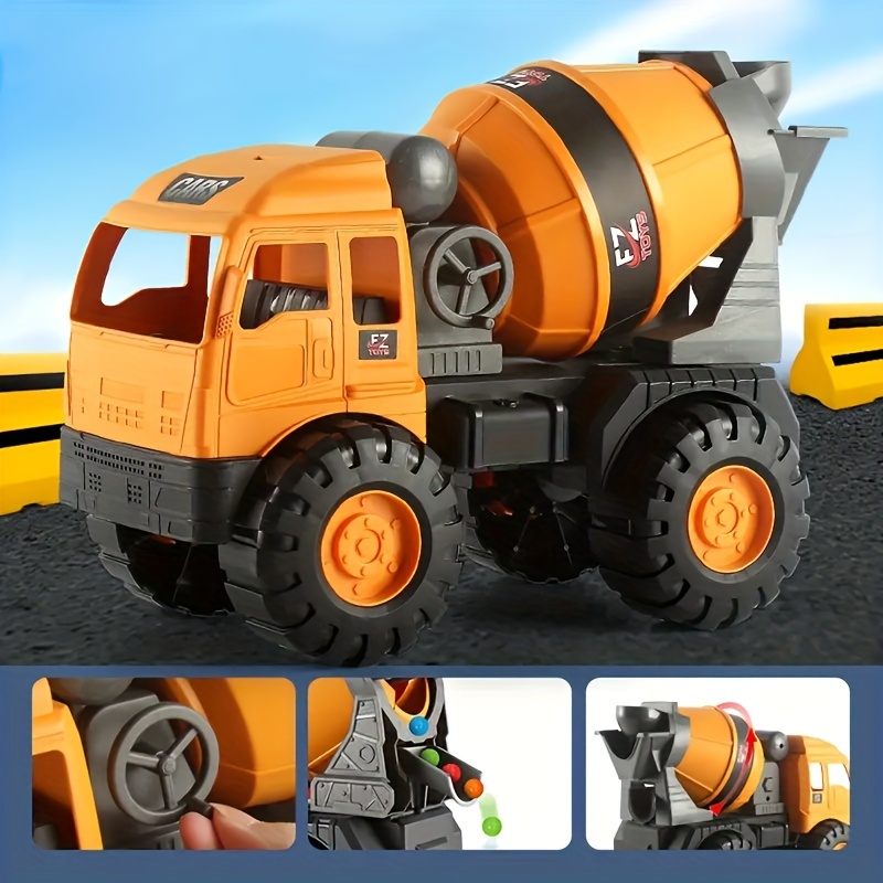 

Excavator Toy Car Large Engineering Car Set Dump Truckcement Mixing Excavator Crane Gift