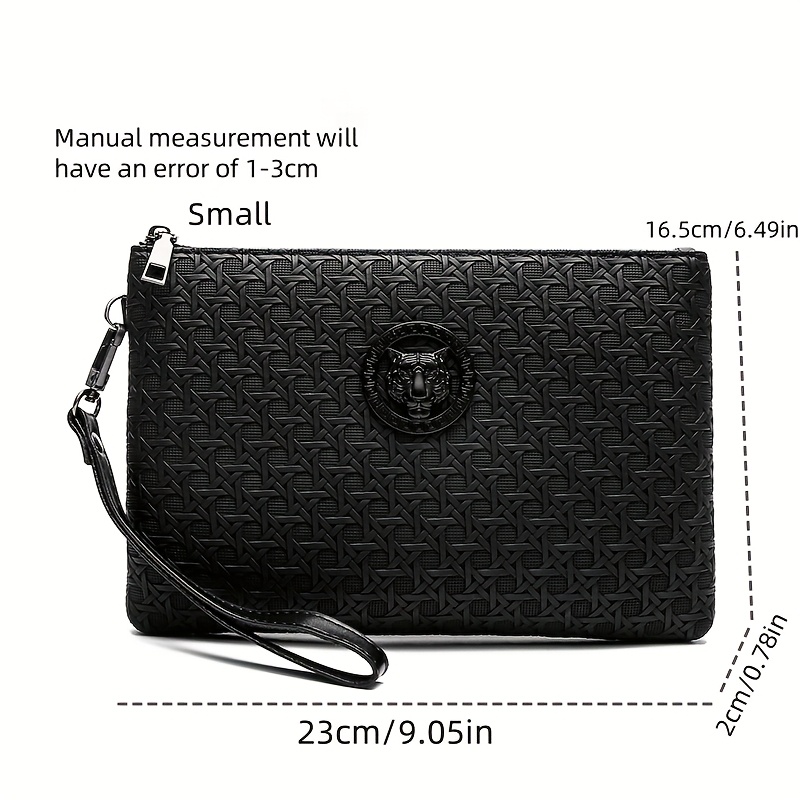 Men's Stylish Clutch - -style Wallet Suitable For Holding A Phone, Keys, And , Perfect For Daily Commuting, Sizes