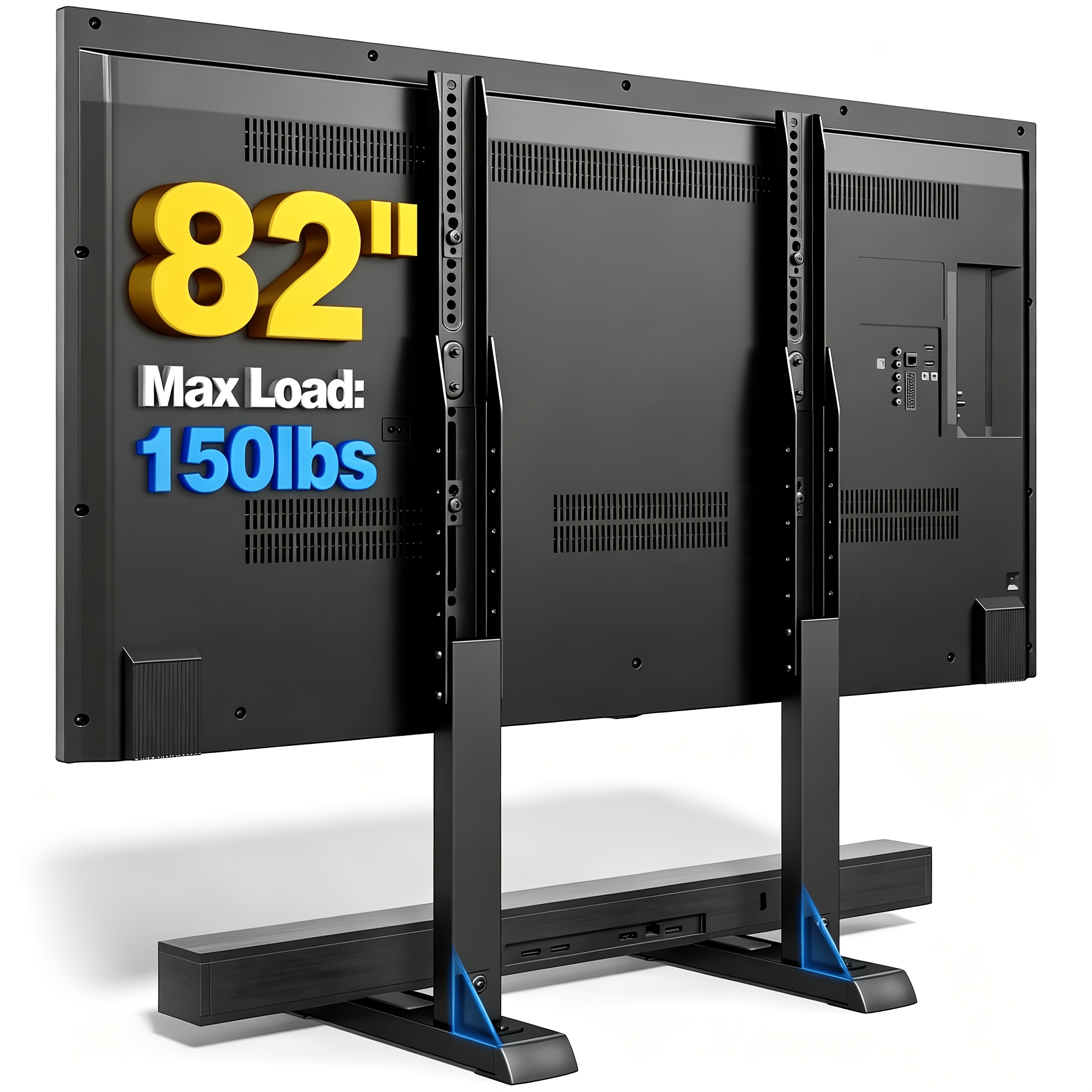 TEMU Height Adjustable Tv Stand Base, Universal Table For Most 24 To 78 Inch Lcd ,c