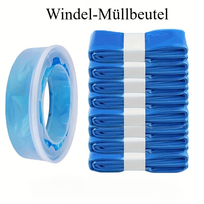 9-pack blue diaper   for   &   diaper pails - 2520 diapers,   1 refill box, durable plastic with   design,   &  , diaper  , diaper pail liners, diaper pail compatible 0