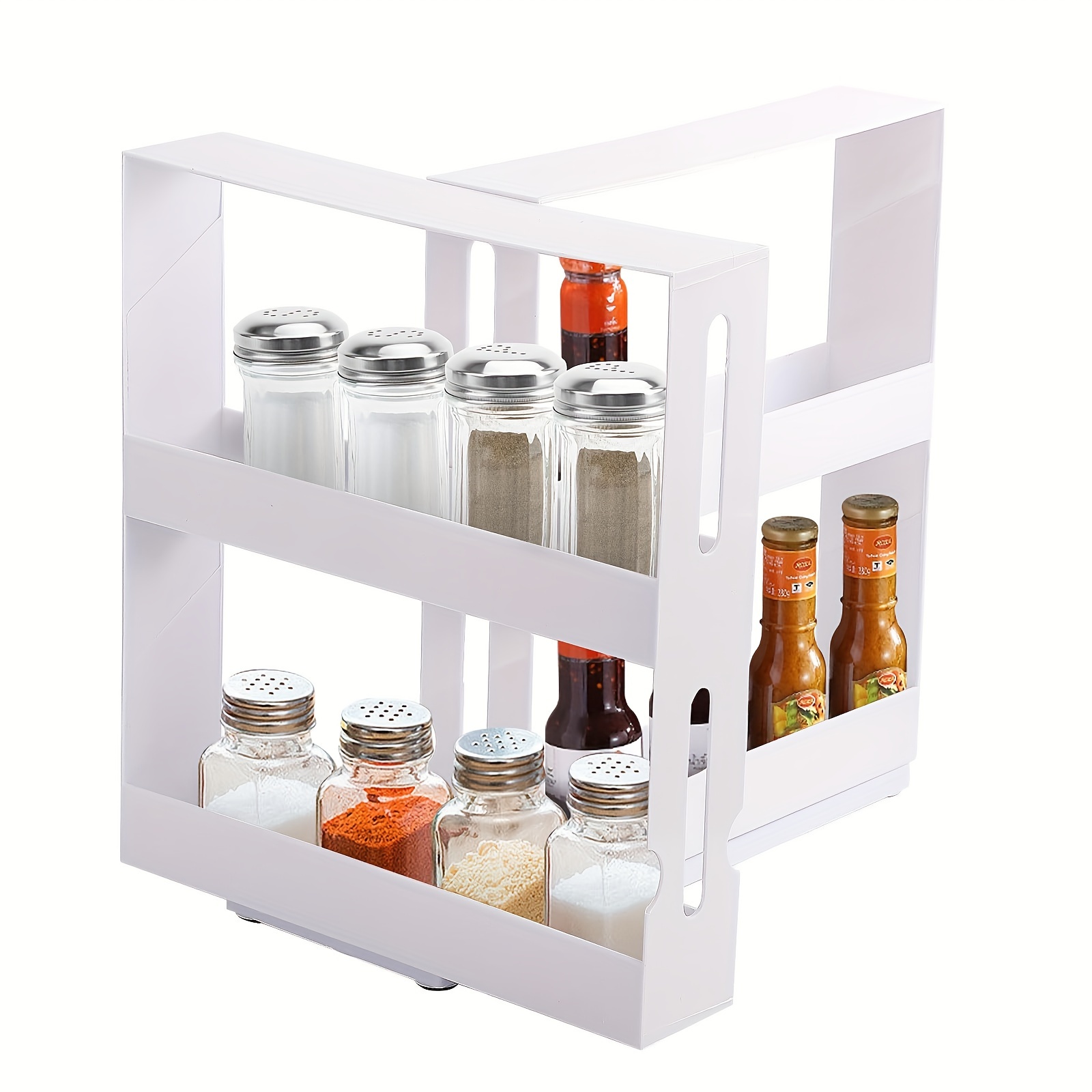 

2- Rotating Organizer - Countertop And Bedroom -out , Plastic, Uncharged