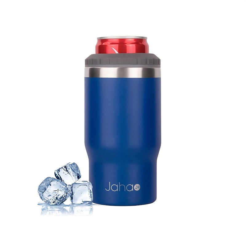 Temu – TEMU 4-in- Cooler, Stainless Steel Vacuum Insulated Beer Cooler/can Holder/slim Can Coolers For 12oz Cans, Slim Cans And Beer Bottles, Or As A 14oz