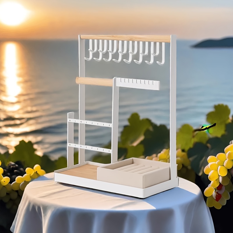 

Jewelry Organizer - For Necklaces, Earrings, Rings & Keys Storage Display