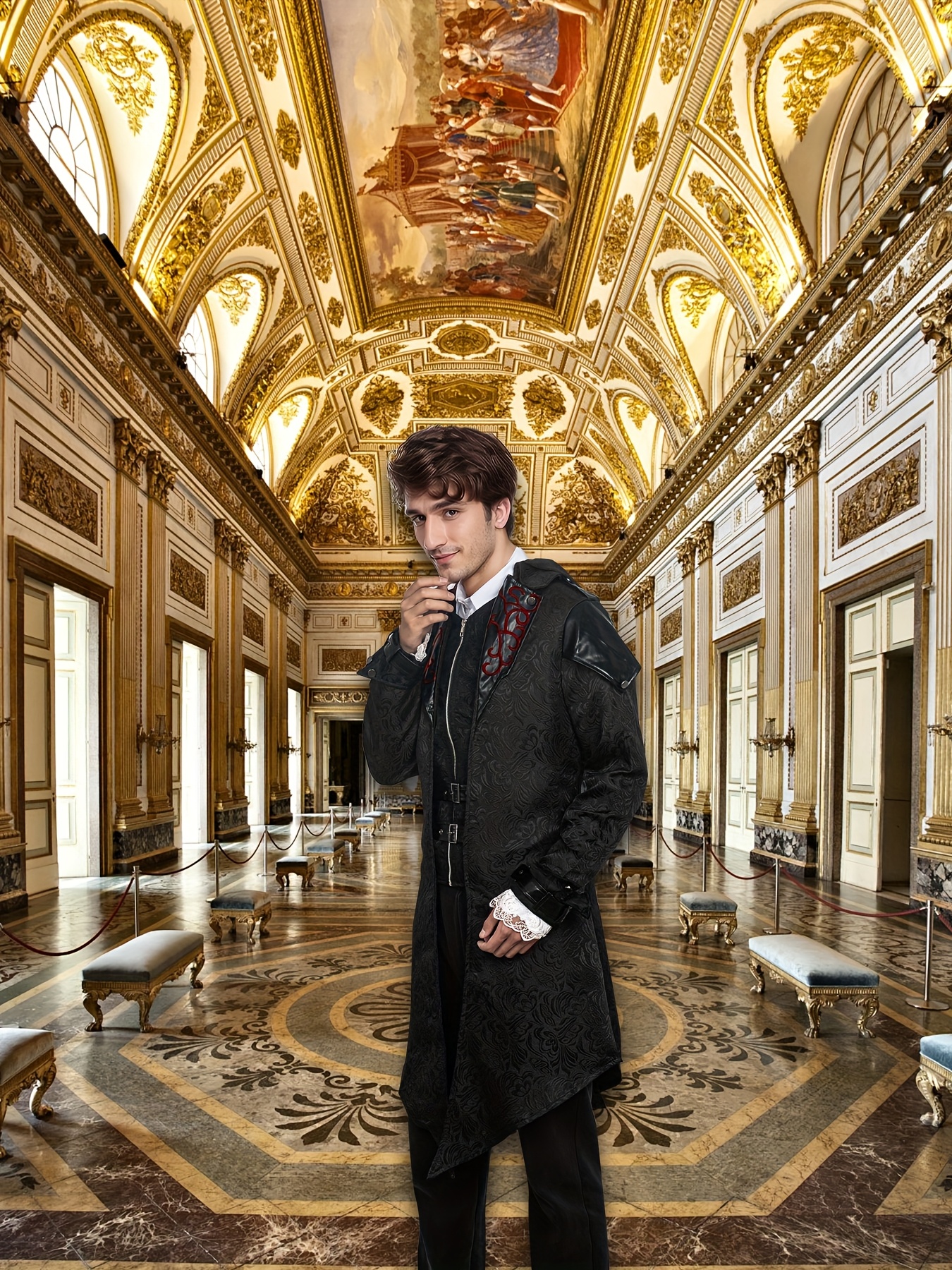 Chaqueta Steampunk Medieval Con Capucha – Abrigo Gótico Para Hombre, Ideal Para Disfraces De Halloween Y Fiestas Renacentistas